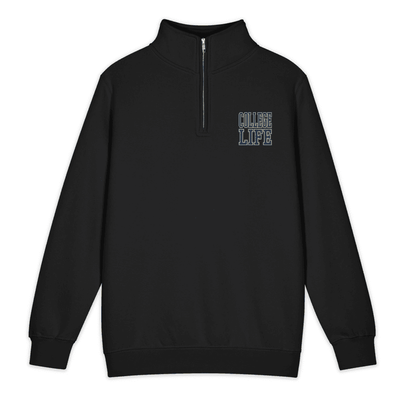 College Life Premium 1/4 Zip Sweatshirt
