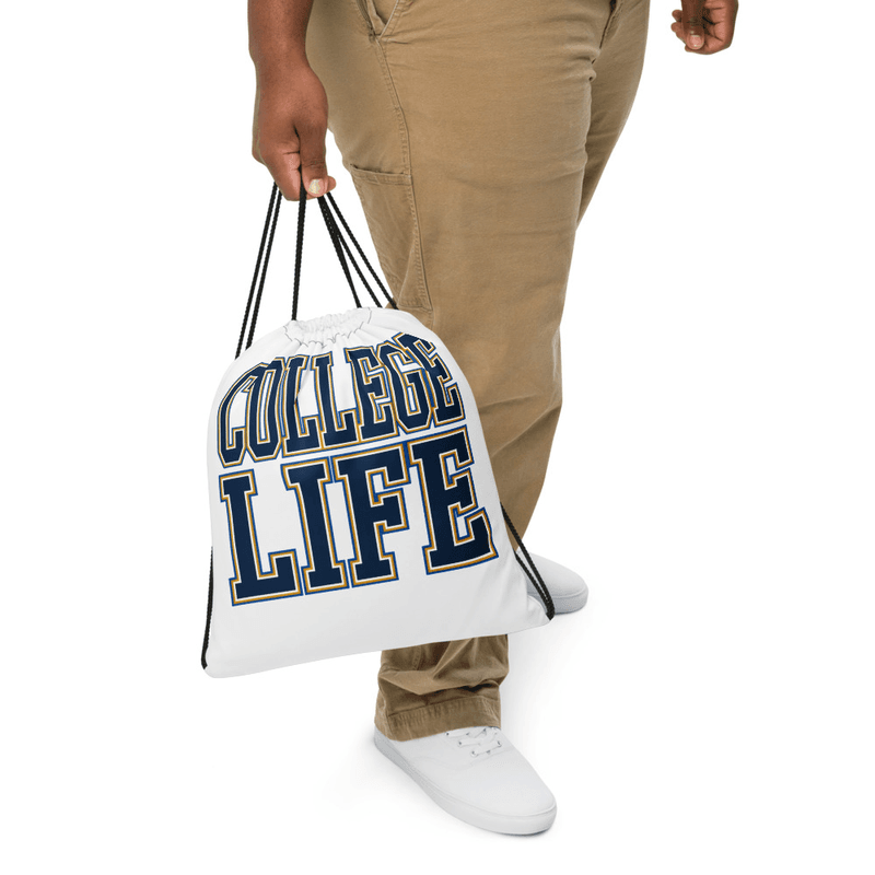 College Life Drawstring bag