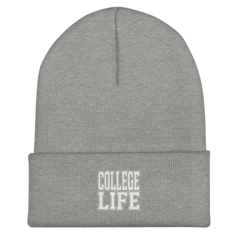 College Life Cuffed Beanie